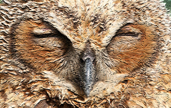 Life Mask - Great Horned Owl