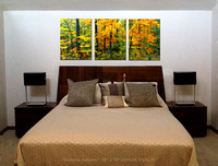 "Indiana Autumn" as triptych.