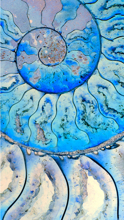 Blue Ammonite V