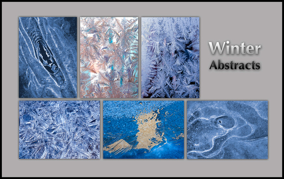 Notecard Set:  Winter Abstracts