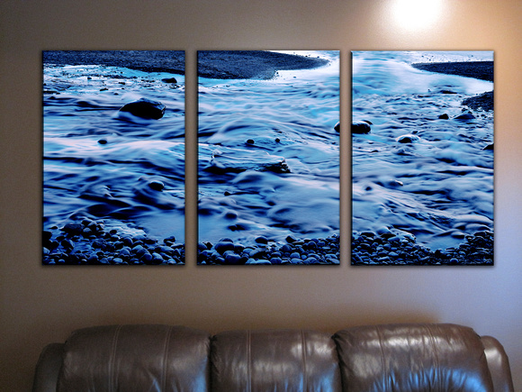 Virtual fitting of "Lake Superior Canvas" as a triptych (3-panel presentation)