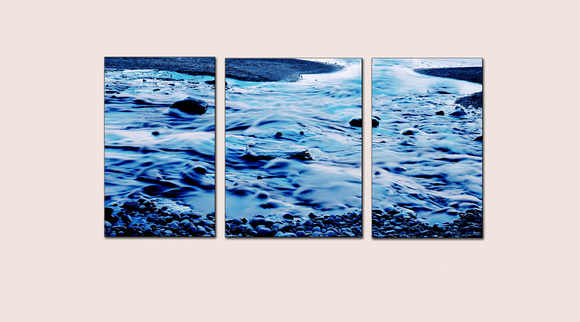 "Lake Superior Canvas" triptych